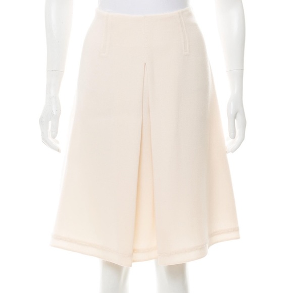 Ralph Rucci Wool Skirt - Picture 1 of 4